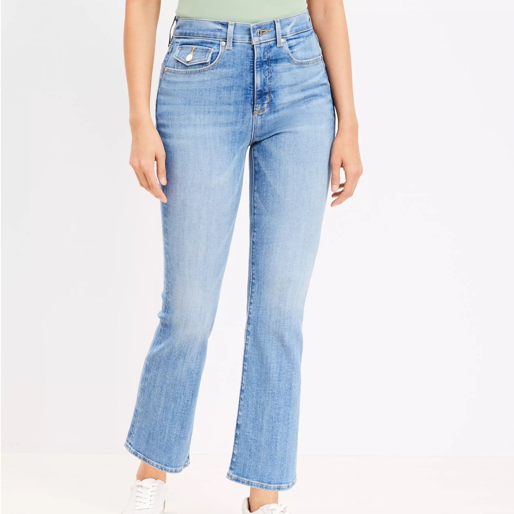 LOFT - Curvy Kick Crop Jeans Sz 6 / 28